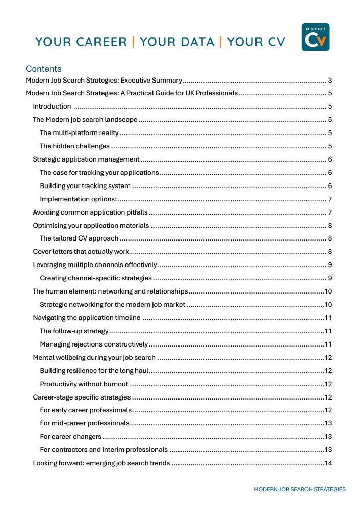 Modern job search strategies guide